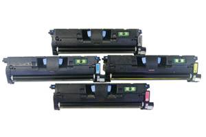 HP Q3960A/61A/62A/63A Black & Color Toner Set for LaserJet 2550 2800