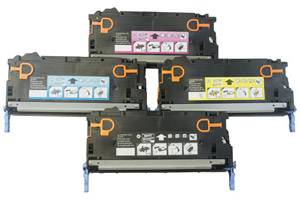 HP Q6470A/Q7581/82/83 Black & Color Toner Set for LaserJet 3800 CP3505