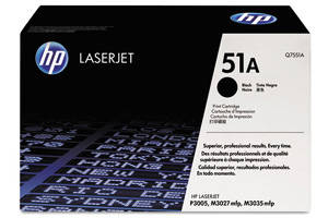 HP Q7551A / 51A Original Toner Cartridge for LaserJet M3027 M3035