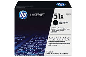 HP Q7551X / 51X Original Toner Cartridge for LaserJet M3027 M3035