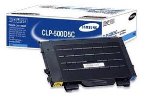 Samsung CLP-500D5C Cyan Original Toner Cartridge CLP-500 CLP-550 Printer