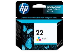 HP C9352AN (#22) Tri-Color Original Inkjet Cartridge