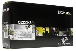 Lexmark C5220KS Original Black Toner Cartridge for C522 C524 C530 C532 C534 Color 