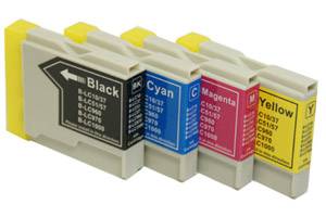 Brother LC51 Compatible Black and Color Ink Set for MFC-240 3360 5460