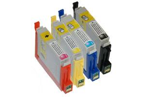 Epson T044 Black & Color 4-Pack Compatible Ink Cartridges