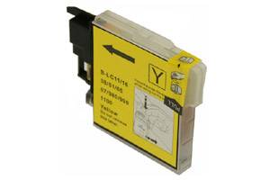 Brother LC61Y Compatible Yellow Ink Cartridge for DCP-165 585 MFC-290