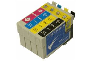 Epson T069 #69 Black & 3-Color Combo Set Remanufactured Ink Cartridges