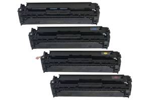 HP CB540A/41A/42A/43A Black & Color Toner Set for LaserJet CP1215