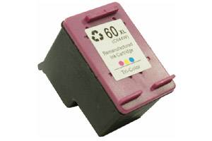 HP CC644WN (#60XL) Tri-Color Hi-Yield Remanufactured Ink Cartridge
