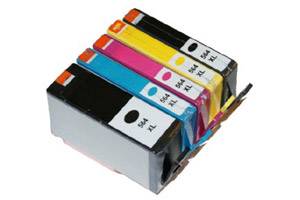 HP 564XL Black 3X & Color High Yield Compatible Ink Cartridge 5-Pack 