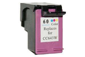 HP CC643WN (#60) Tri-Color Remanufactured Ink Cartridge