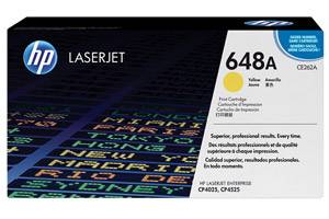 HP CE262A 648A Yellow Original Toner for Laserjet CP4025 CP4525