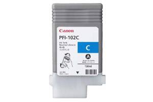Canon PFI-102C Original Cyan Ink Cartridge imagePROGRAF iPF500 iPF600 iPF700