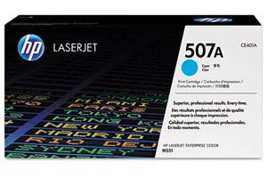 HP CE401A 507A Original Cyan Toner Cartridge for LaserJet M551
