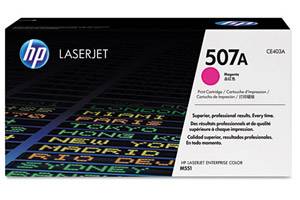 HP CE403A 507A Original Magenta Toner Cartridge for LaserJet M551