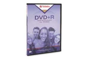 Verbatim 94301 4.7GB DVD+R 1PK with Tall DVD Video Box