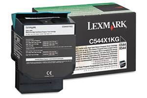 Lexmark C544X1KG Original Extra High Yield Black Toner Cartridge C544 X544 Color