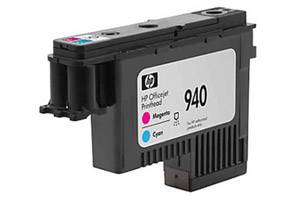 HP C4901A (#940) Original Cyan and Magenta Printhead for 8000 8500