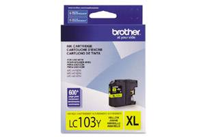 Brother LC103Y Original Yellow Ink Cartridge for MFC-J285DW J4310DW J4410DW
