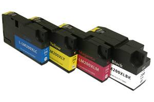 Lexmark (#200XL) Black & Color Compatible Ink Cartridge Set