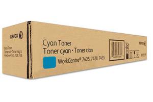 Xerox 6R1398 Original Cyan Toner Cartridge for WorkCentre 7425 7428 7435