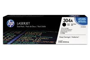 HP CC530AD / 304A Original Dual Pack Black Toner Cartridge
