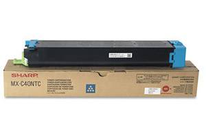 Sharp MX-C40NTC Original Cyan Toner Cartridge for MX-C311 MX-C400P MX-C402SC