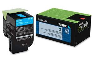 Lexmark 70C1HC0 / 701HC Original High Yield Cyan Toner Cartridge for CS310 CS510