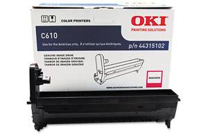 Okidata 44315102 Original Magenta Drum Unit for C610 Series Color Printer