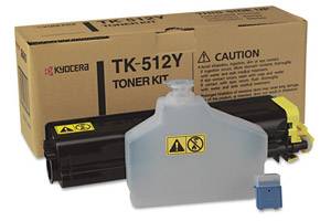 Kyocera Mita TK-512Y Original Yellow Toner Cartridge for FS-C5020N FS-C5030N