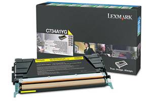 Lexmark X746A1YG Original Yellow Toner Cartridge for X746DE X748DE X748DTE