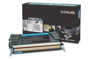 Lexmark C746A1CG Original Cyan Toner Cartridge for C746DN C748DE