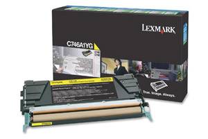 Lexmark C746A1YG Original Yellow Toner Cartridge for C746DN C748DE