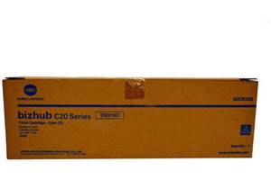 Konica Minolta A0DK433 TN318C Original Cyan Toner for Bizhub C20