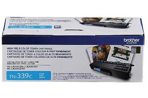 Brother TN-339C Original Super High Yield Cyan Toner Cartridge