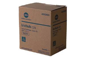 Konica Minolta A0X5433 TNP27C Original Cyan Toner for Bizhub C25