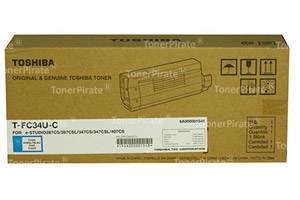 Toshiba TFC34UC Original Cyan Toner Cartridge for e-Studio 287CS