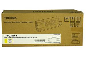 Toshiba TFC34UY Original Yellow Toner Cartridge for e-Studio 287CS