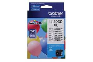Brother LC203C Original Cyan Ink Cartridge for MFC-J4320DW