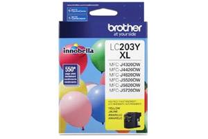 Brother LC203Y Original Yellow Ink Cartridge for MFC-J4320DW