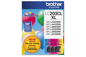 Brother LC2033PKS Original C/Y/M 3-Color Ink Cartridge Pack