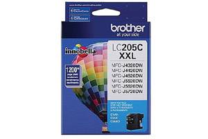 Brother LC205C Original Cyan Ink Cartridge for MFC-J4320DW J5720DW