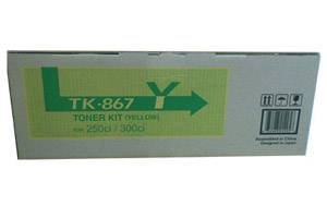 Kyocera Mita TK-867Y Original Yellow Toner Cartridge 250ci 300ci