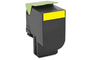 Lexmark 70C1HY0 701HY Compatible High Yield Yellow Toner Cartridge