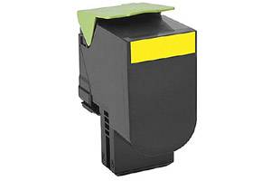 Lexmark 80C1HY0 Compatible High Yield Yellow Toner Cartridge