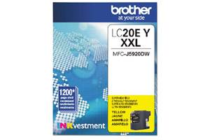 Brother LC20EY Yellow Original Super High Yield Ink Cartridge