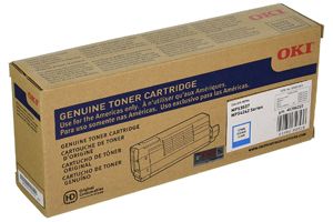 Okidata 45396223 [OEM] Cyan Genuine Toner Cartridge for MPS3537MC 