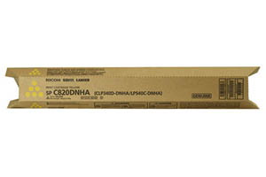 Ricoh 821027 Yellow Original Toner Cartridge Aficio SPC820 SPC821