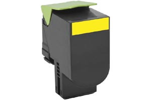 Lexmark 80C1XY0 Yellow Compatible 4K Yield Toner Cartridge for CX510