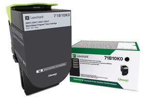 Lexmark 71B10K0 Black Original Toner Cartridge CS317dn CX417de